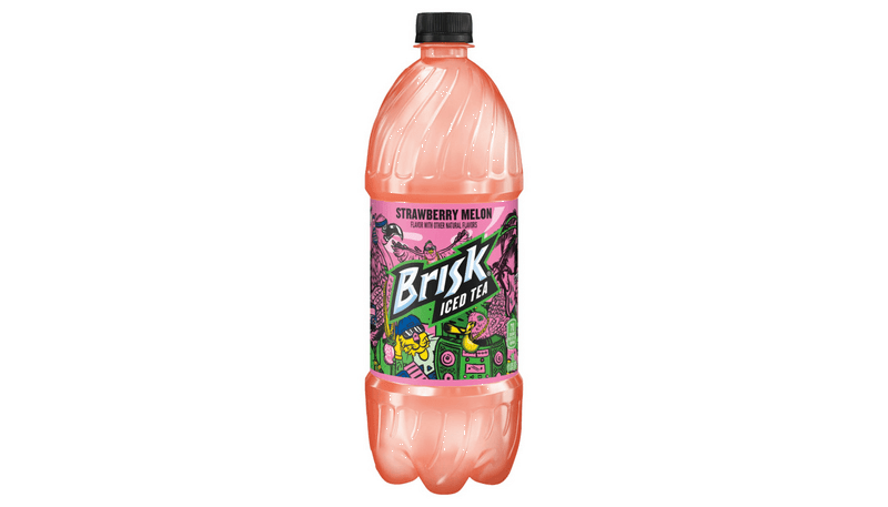 Lipton Brisk Strawberry Melon Iced Tea 1 Liter