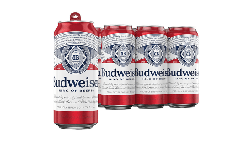 Budweiser 16oz Can 6-Pack