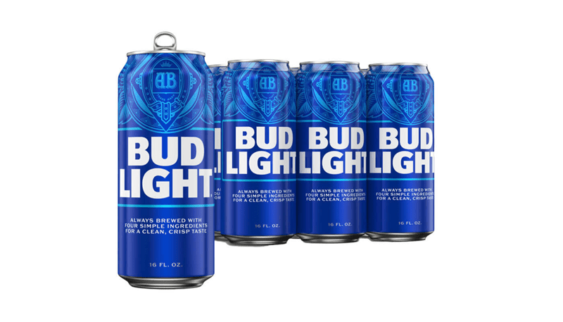 Bud Light 16oz Can 6-Pack