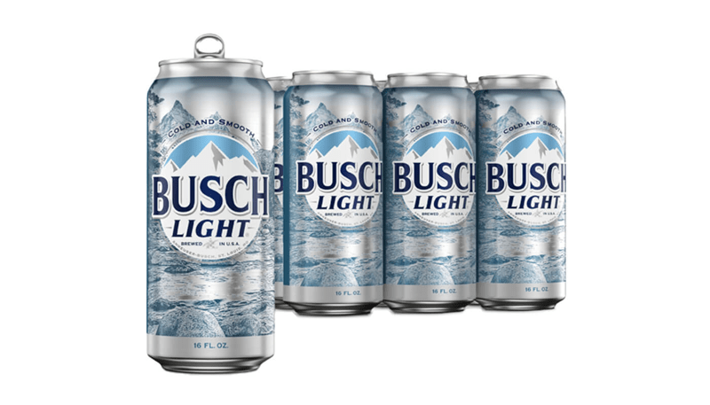 Busch Light 16oz Can 6-Pack  
