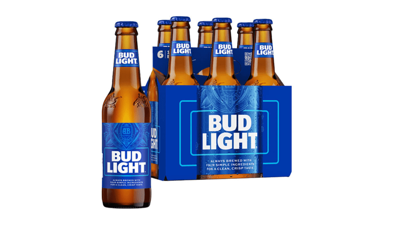 Bud Light 12oz Bottle 6-Pack 