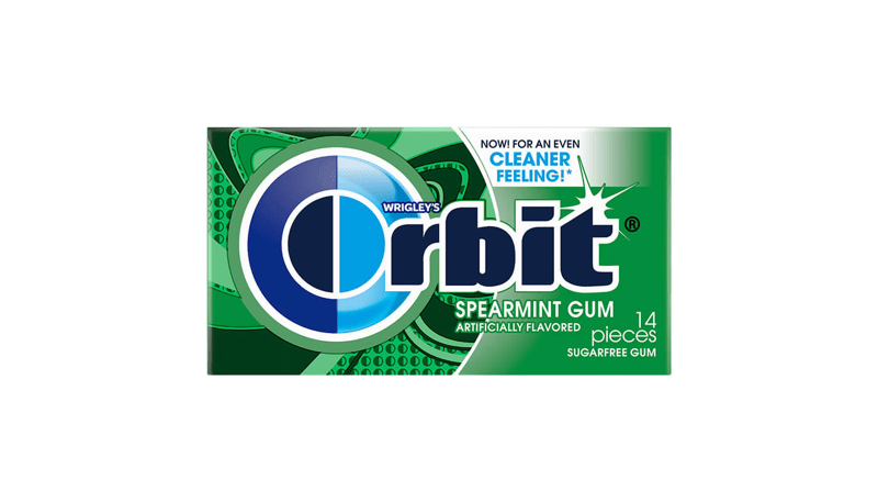 Orbit Spearmint Sugar Free Gum 14stk