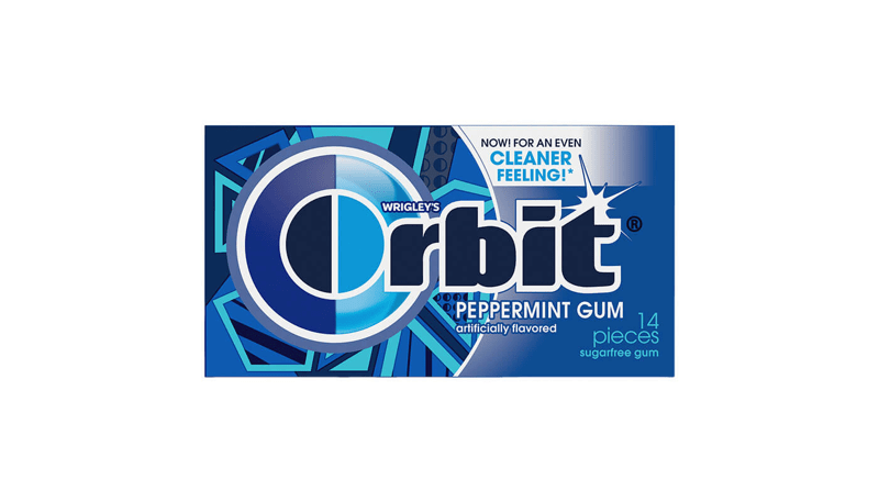 Orbit Peppermint Sugar Free Gum 14stk