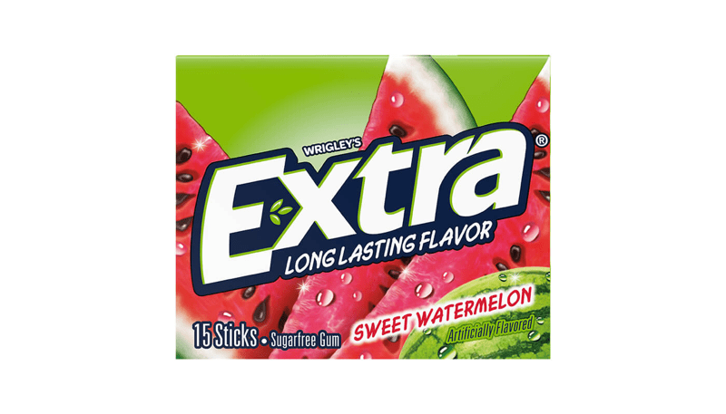 Wrigley's Extra Sweet Watermelon Sugar Free Gum 15stk
