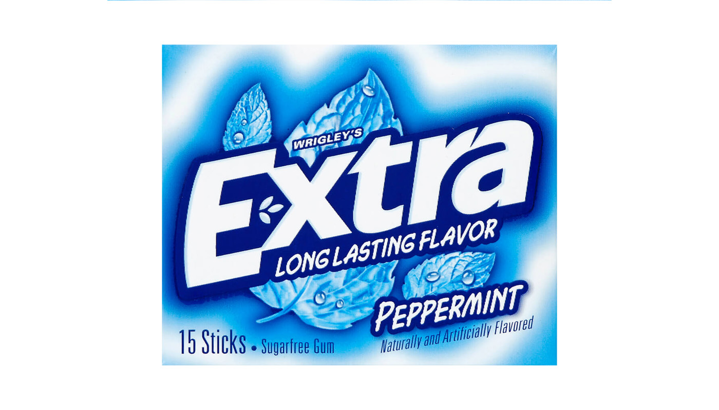 Wrigley's Extra Peppermint Gum 15stk