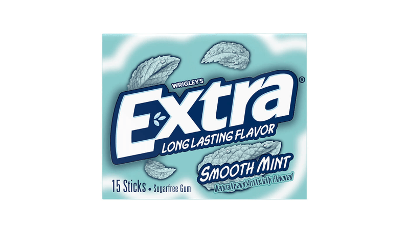Wrigley's Extra Smooth Mint Sugar Free Gum 15stk