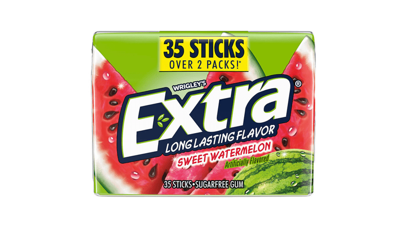 Wrigley's Extra Sweet Watermelon Sugar Free Gum 35stk