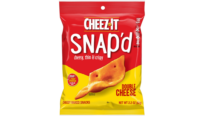 Cheez-It Snap'd Double Cheese Cheesy Baked Snacks 2.2oz