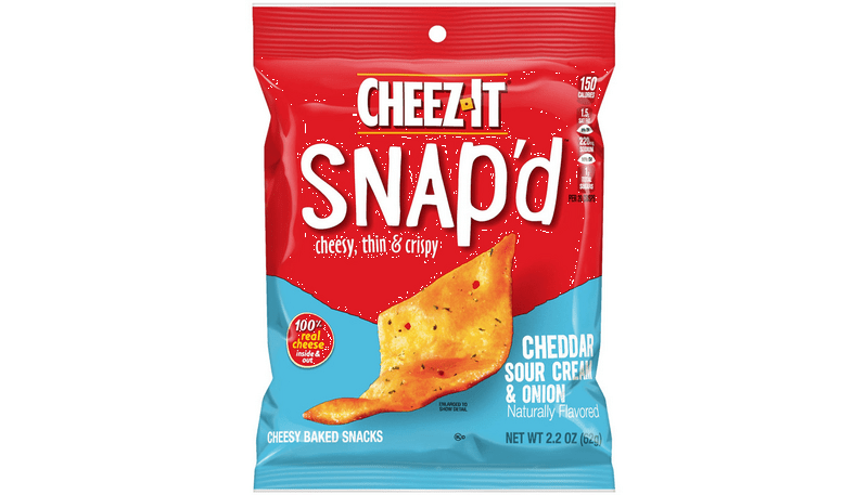 Cheez-It Snap'd Cheddar Sour Cream & Onion 2.2oz