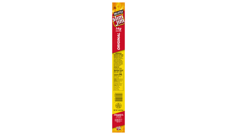 Slim Jim Original Deli Style Smoked Snack Stick 1.8oz