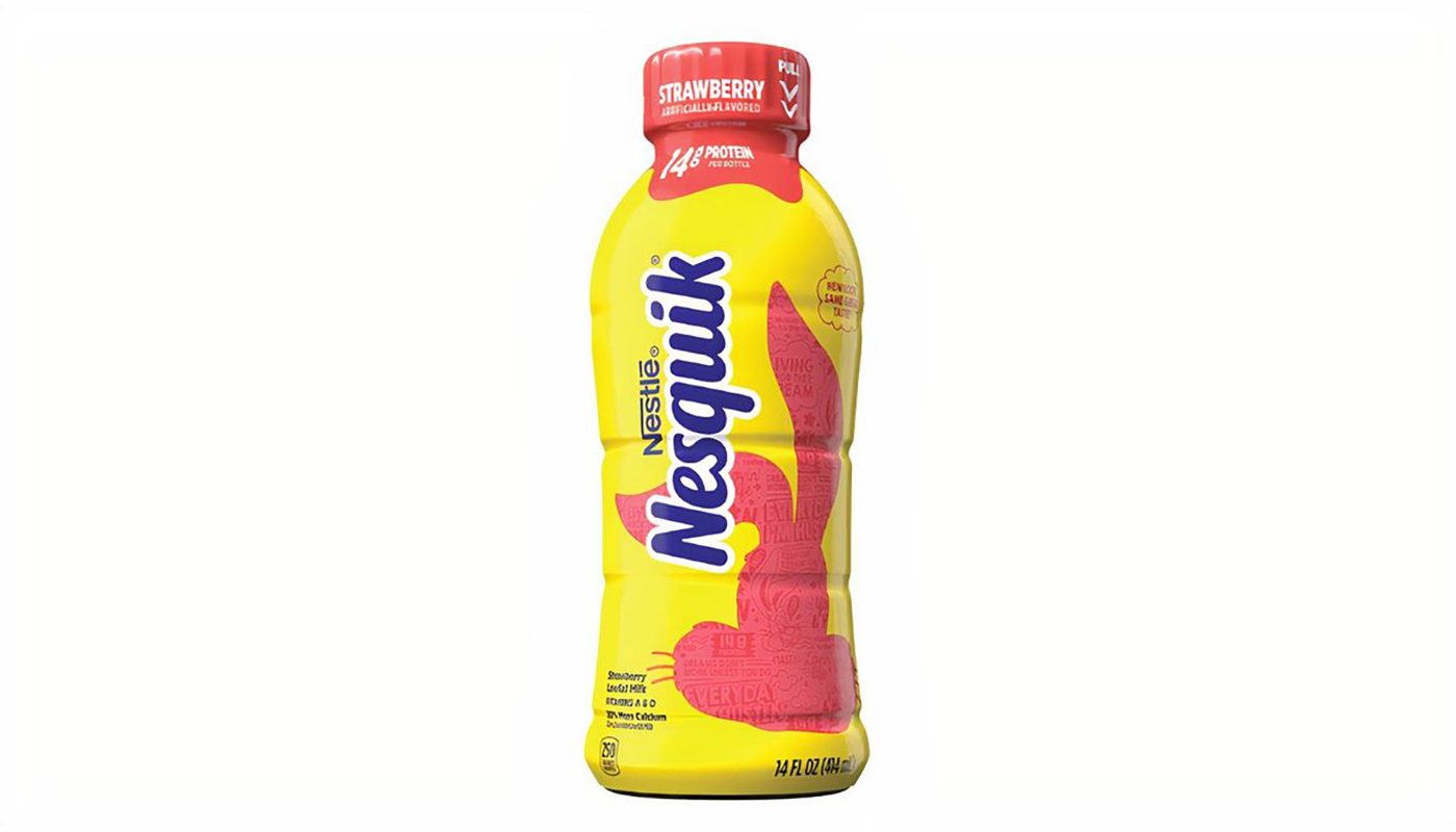 Nesquik Strawberry Lowfat Milk 14oz