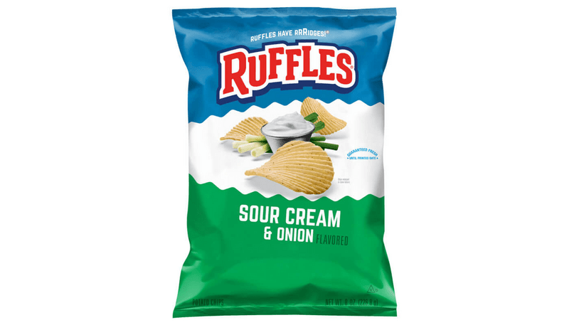 Ruffles Sour Cream & Onion 8oz