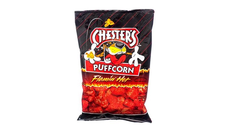 Chesters Puffcorn Hot 4.25oz