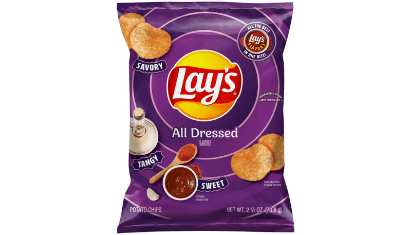 Lay's All Dressed Potato Chips 2.5oz