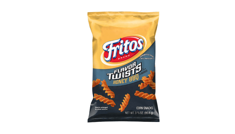 Fritos Flavor Twists Honey BBQ Flavored Corn Chips 3.375oz