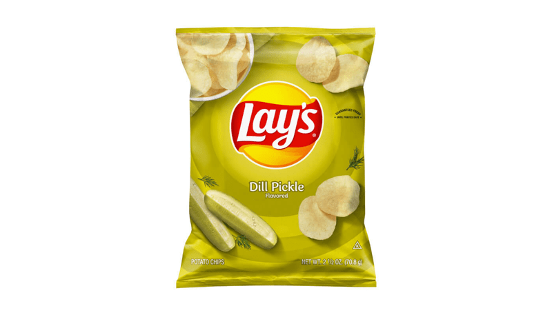 Lay's Dill Pickle Flavored Potato Chips 2.5oz