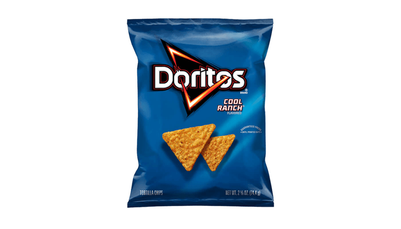 Doritos Cool Ranch Flavored Tortilla Chips 2.625oz