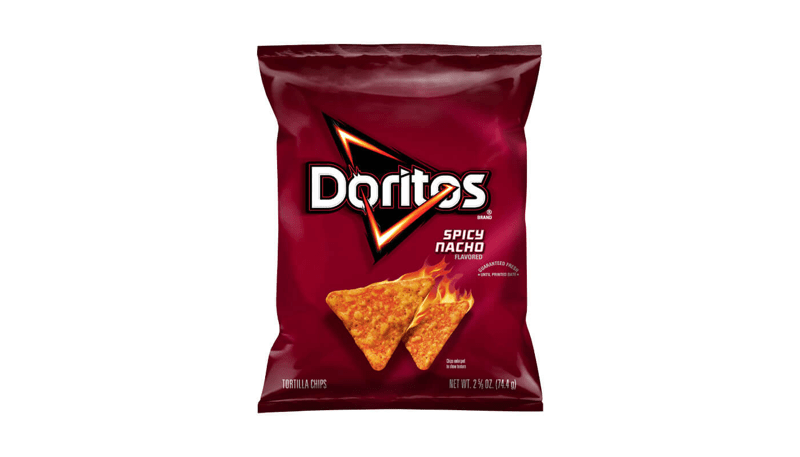 Doritos Spicy Nacho Flavored Tortilla Chips 2.625oz