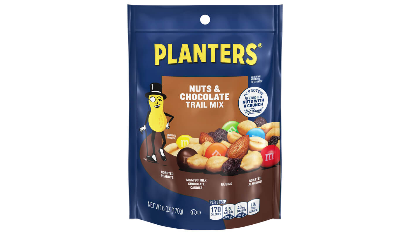 Planters Trail Mix Nuts & Chocolate 6oz