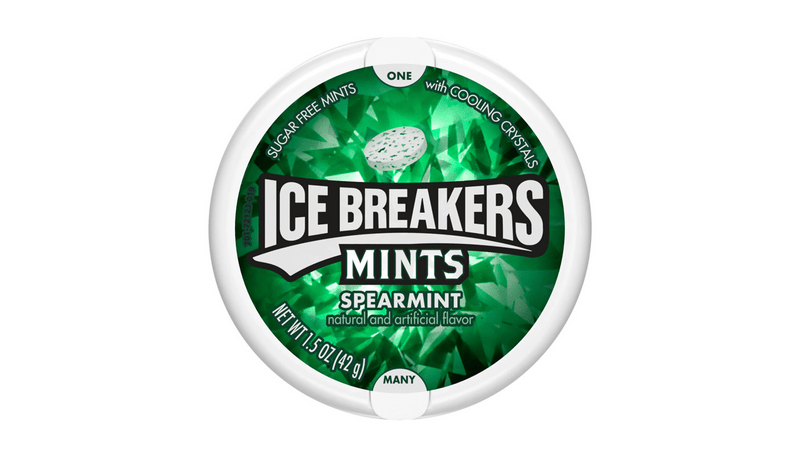 ICE BREAKERS Spearmint Sugar Free Mints 1.5oz