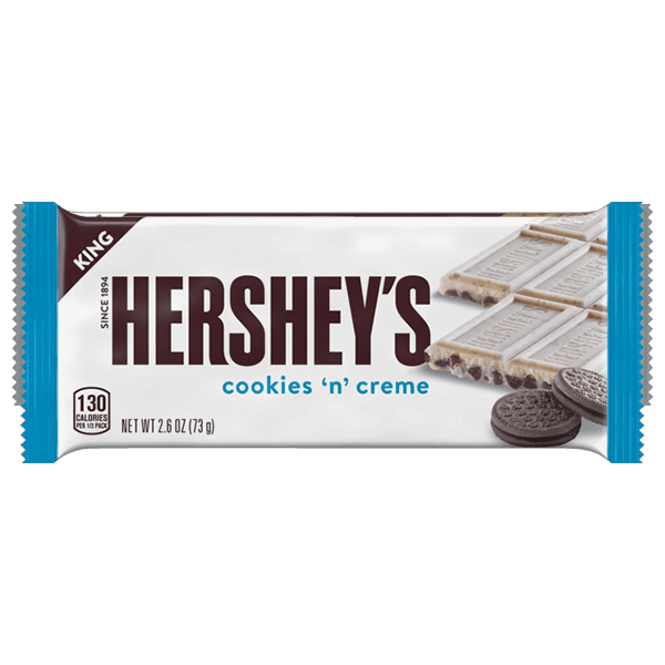 Hershey's Cookies & Cream King Size 2.6oz
