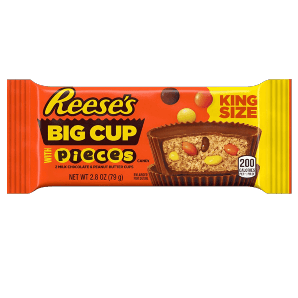 Reese's Peanut Butter Cup w/ Pieces King Size 2.8oz