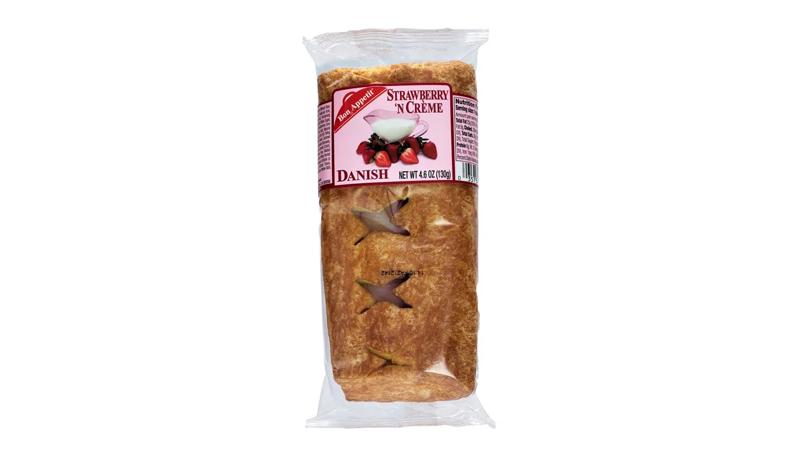 Bon Appetit Strawberry Crème Danish 4.6oz