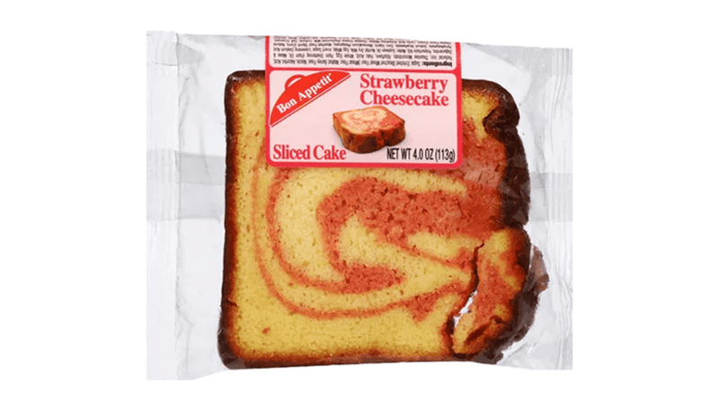 Bon Appetit Sliced Strawberry Cheesecake 4oz