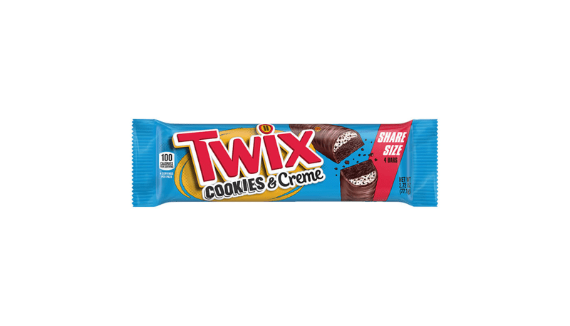 Twix Cookies & Creme Chocolate Share Size 2.87oz