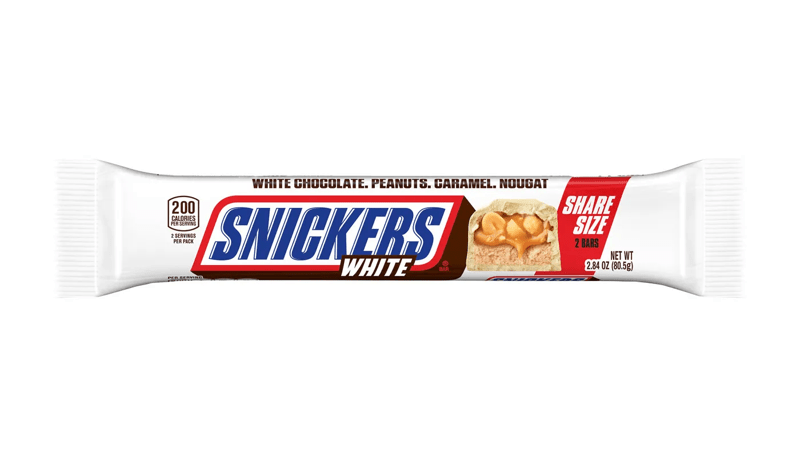 Snickers White Chocolate Share Size 2.84oz