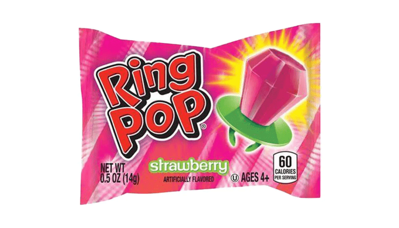 Ring Pop Strawberry 0.5oz