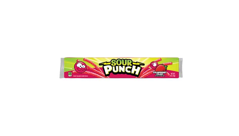 Sour Punch Strawberry Straws 2oz