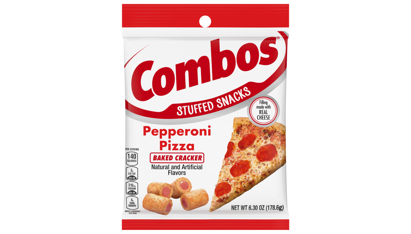 Combos Pepperoni Pizza Cracker 6.3oz