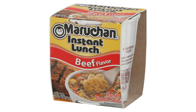Maruchan Beef Ramen Noodle Soup Instant Lunch 2oz