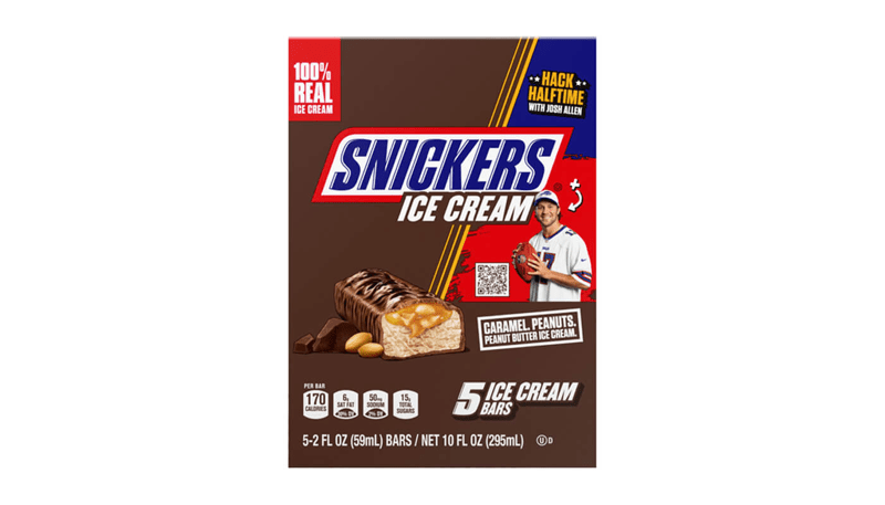 Snickers Ice Cream Ice Cream Bars 2oz 5-Pack