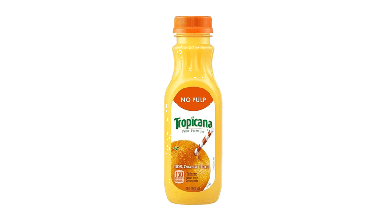 Tropicana Orange Juice No Pulp 11oz