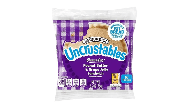 Uncrustables Peanut Butter & Grape Jelly Sandwich 2.6oz