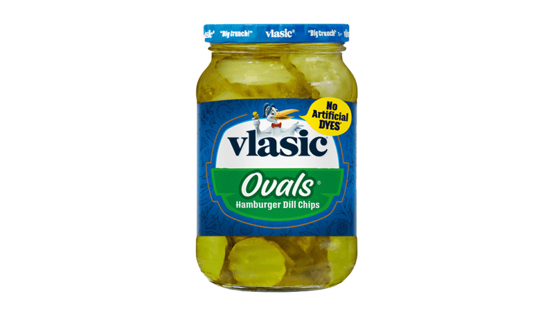 Vlasic Ovals Hamburger Dill Pickles 16oz