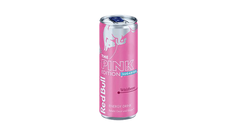 Red Bull Pink Wild Berries Sugar Free Energy Drink 8.4oz