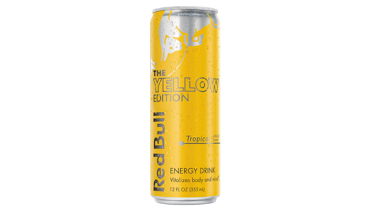 Red Bull Yellow Edition Energy Drink 12oz