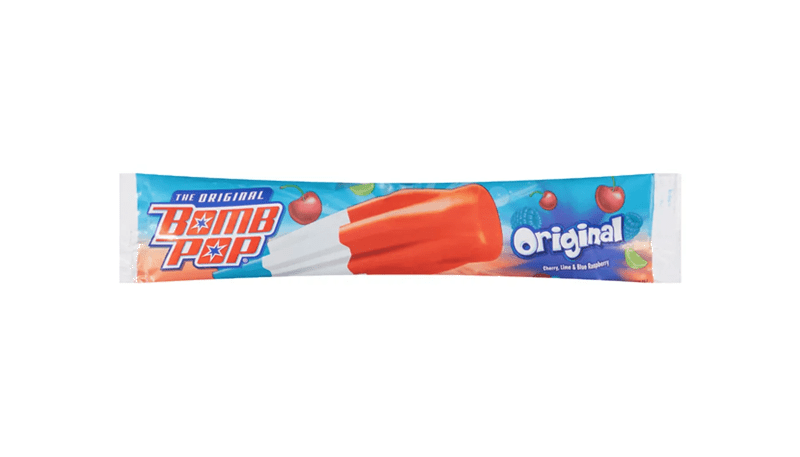 Bomb Pop Original Frozen Ice Pop 3.75oz