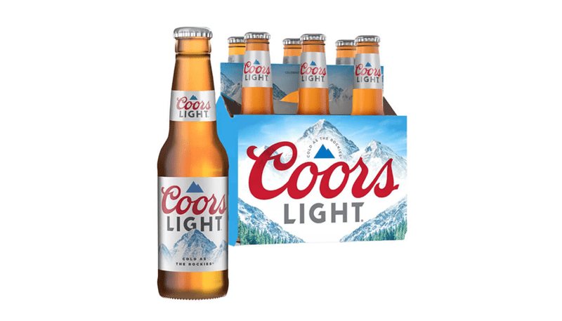 Coors Light 12oz Bottle 6-pack