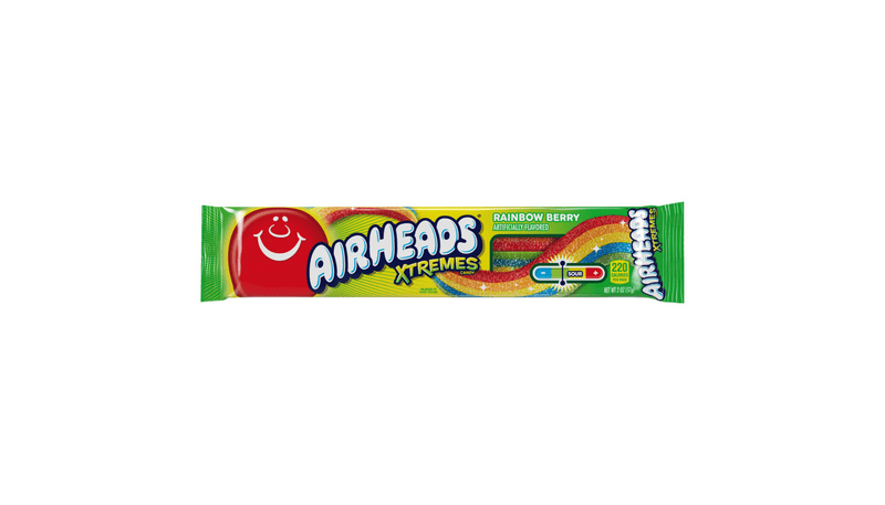Airheads Xtremes Sour Rainbow Berry Belts 2oz
