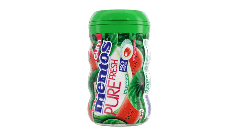Mentos Pure Fresh Gum Watermelon 50ct