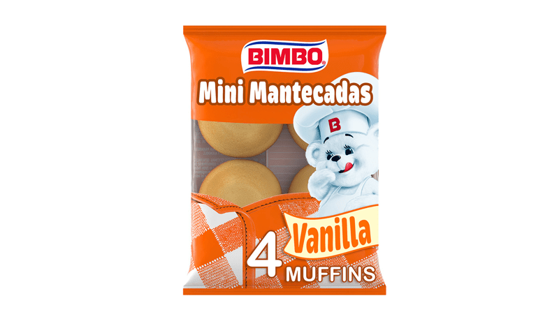 Bimbo Vanilla Mini Muffins 4.23oz