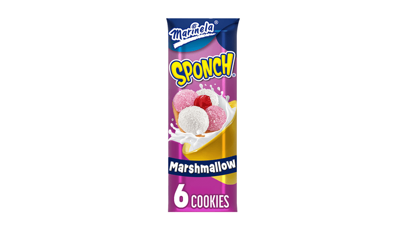 Marinela Coconut and Strawberry Marshmallow Cookies 3.17oz