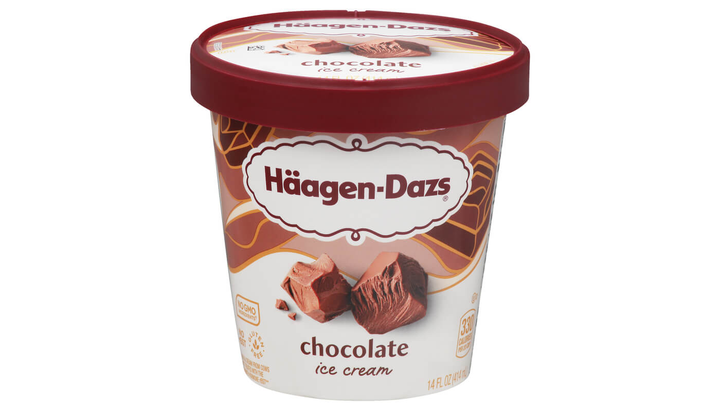 Haagen-Dazs Chocolate Ice Cream 14oz