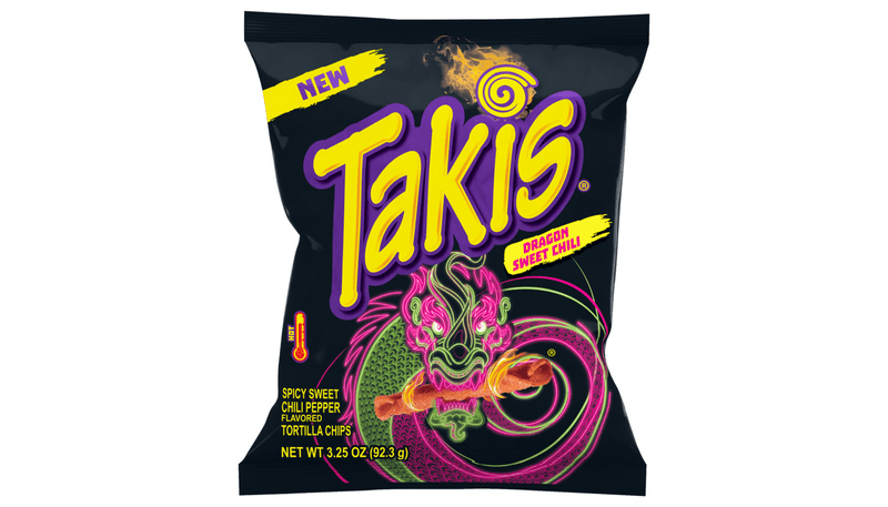 Takis Dragon Sweet Chili Hot Tortilla Chips 3.25oz