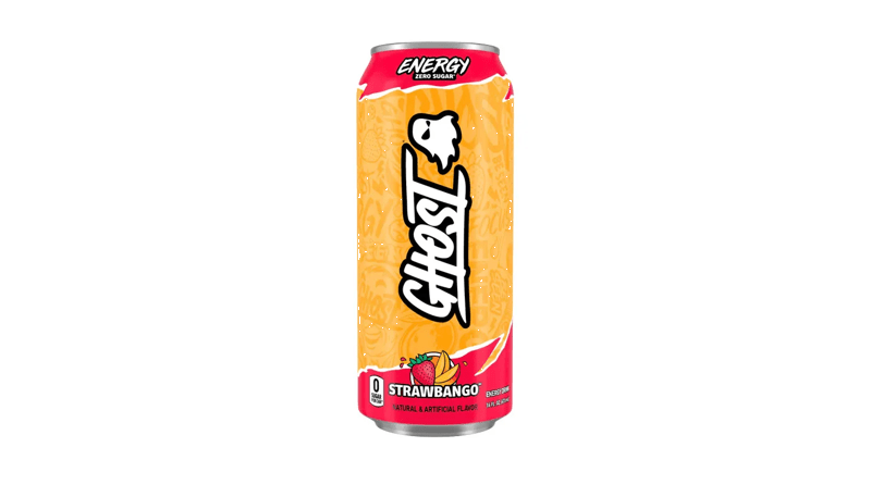Ghost Energy Zero Sugar Strawbango 16oz