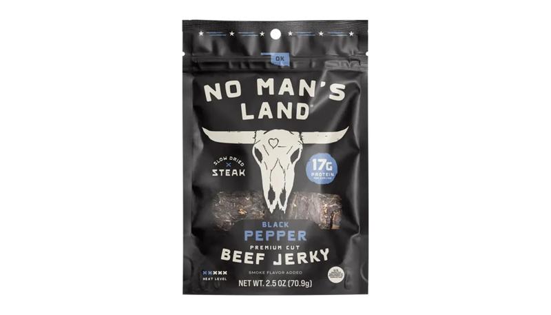No Man's Land Black Pepper Beef Jerky 2.5oz 